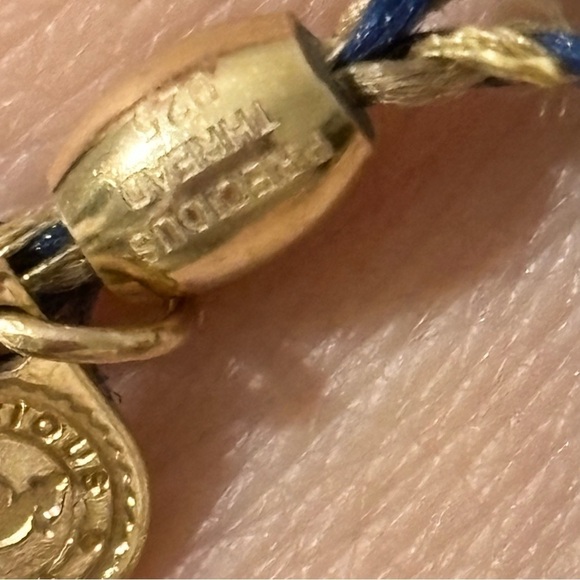 Alex and Ani precious threads sodalite adjustable bracelet 925 - Picture 5 of 12